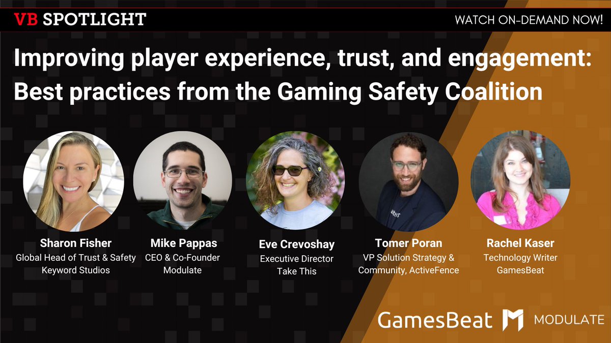 On-demand webinar! 💡 Delve into the latest technological innovations driving player protection and discover how a robust and holistic approach to Trust & Safety can boost player experience and engagement: loom.ly/mzUwq58 #ContentModeration
