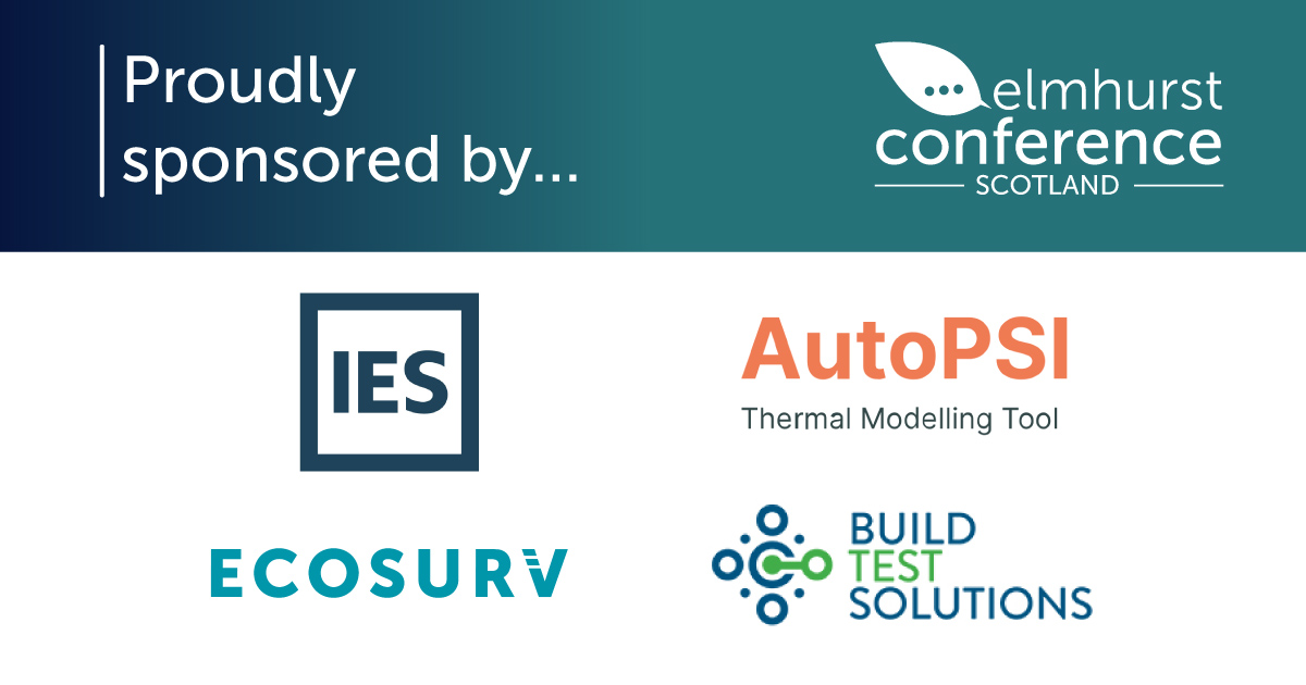 We're excited to introduce our sponsors for the Elmhurst Conference Scotland: ✅ @IESVE ✅ @BuildTestUK ✅ @eco_surv ✅ @autopsitool Limited spaces remaining - last chance to secure your ticket!🔒 Book now > ow.ly/YviE50RuTqT #ElmhurstScotlandConf24