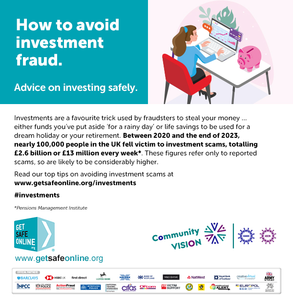Have you ever received a phone call, email or text – or seen a post or advertisement on social media – offering a great investment? If so, have you been tempted to find out more? Read our top tips on avoiding investment scams at ow.ly/NAvg50RvqWj