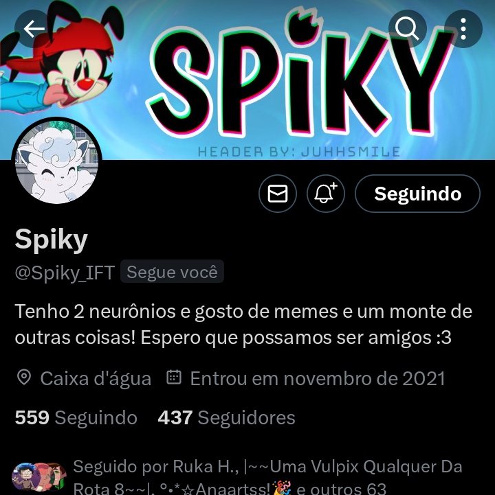 BOM DIA POVO,eu não acordei MT bem dnv e é isso- tentando melhorar💕✨

Enfim 

Algo que eu notei é... aparentemente o @Spiky_IFT não posta nada desse 14 de abril?...