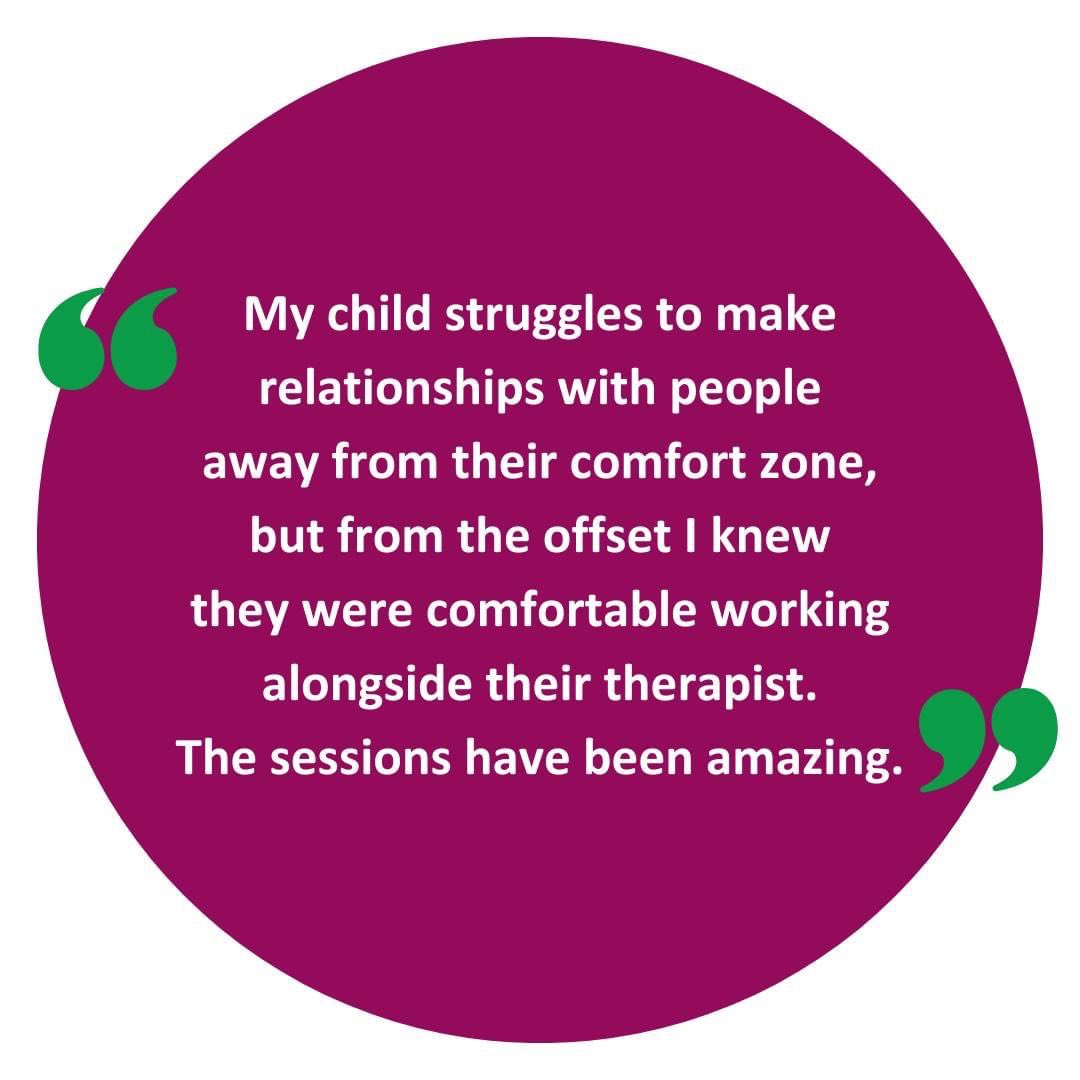 💚 Lovely feedback from a parent to end the week 👇

✅ Find out more about our services, here: buff.ly/3qwjcpa

#ChestersMentalHealthCharity #MentalHealthAwareness #Charity #ItsWhatWeDo #Counselling #Therapy