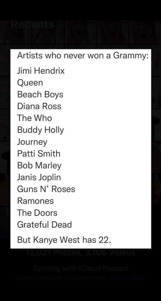 #FridayVibes #music #grammy #KanyeWest #artists