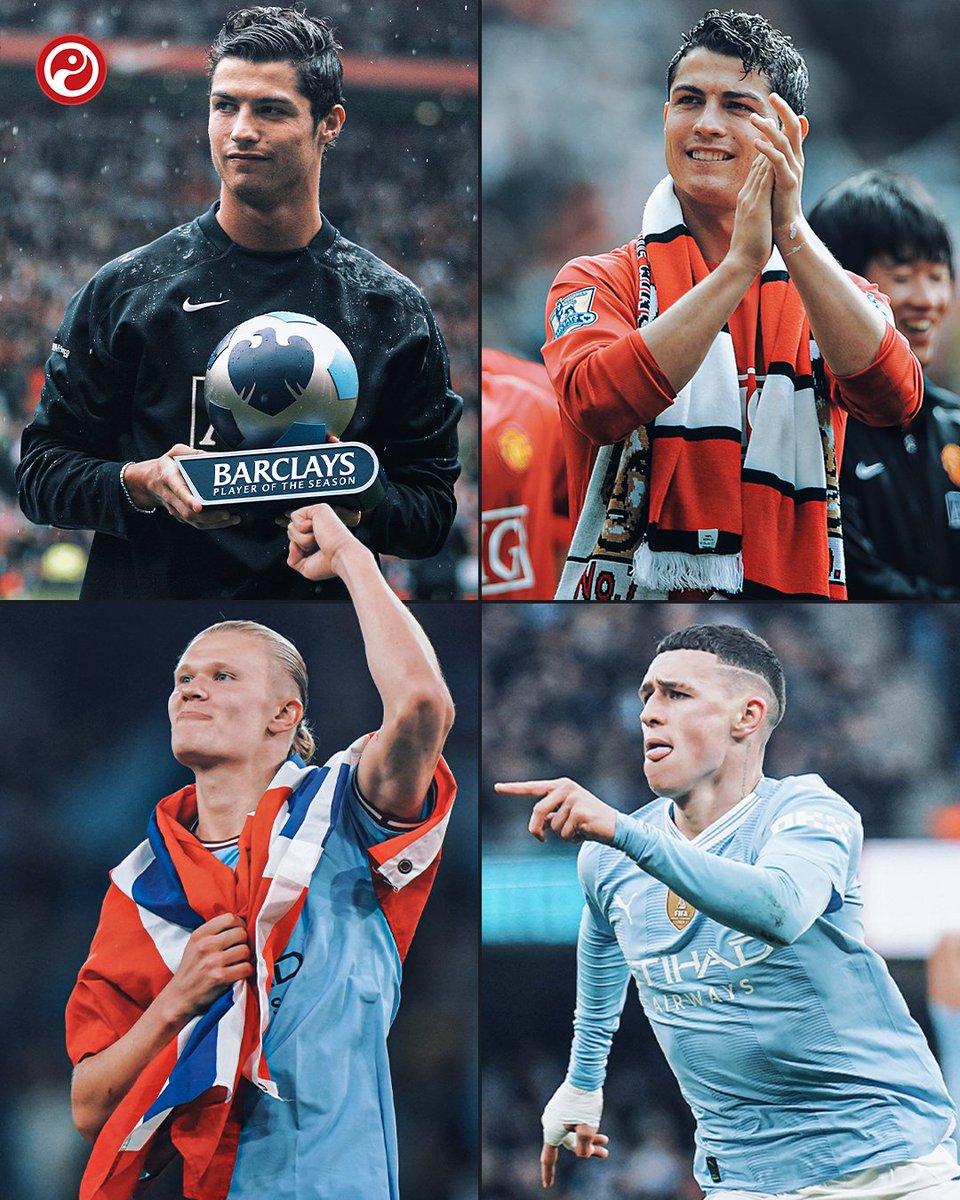 Man City are the first team to have back-to-back FWA Men's Footballer of the Year award winners for 16 years: United ◉ 2006/07 - Cristiano Ronaldo ◉ 2007/08 - Cristiano Ronaldo City ◉ 2022/23 - Erling Haaland ◉ 2023/24 - Phil Foden 0161