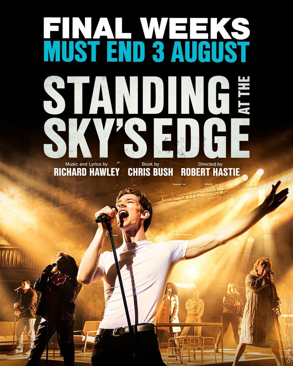It's your last chance to see our multi-award winning @SkysEdgeMusical in London's West End! Charting the hopes and dreams of three generations of Park Hill residents, the show runs until Sat 3 August. Final tickets are available here: bit.ly/3WlPBCA