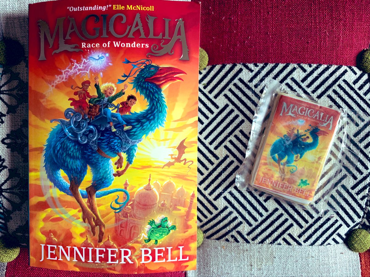 Brilliant evening celebrating the launch of @jenrosebell’s Magicalia. Started reading it on the way home. 
It was a quick journey as I COULD NOT put this down! 
This is imagination is on another level. Well done, and huge congrats Jen. Go buy it people! @WalkerBooksUK
