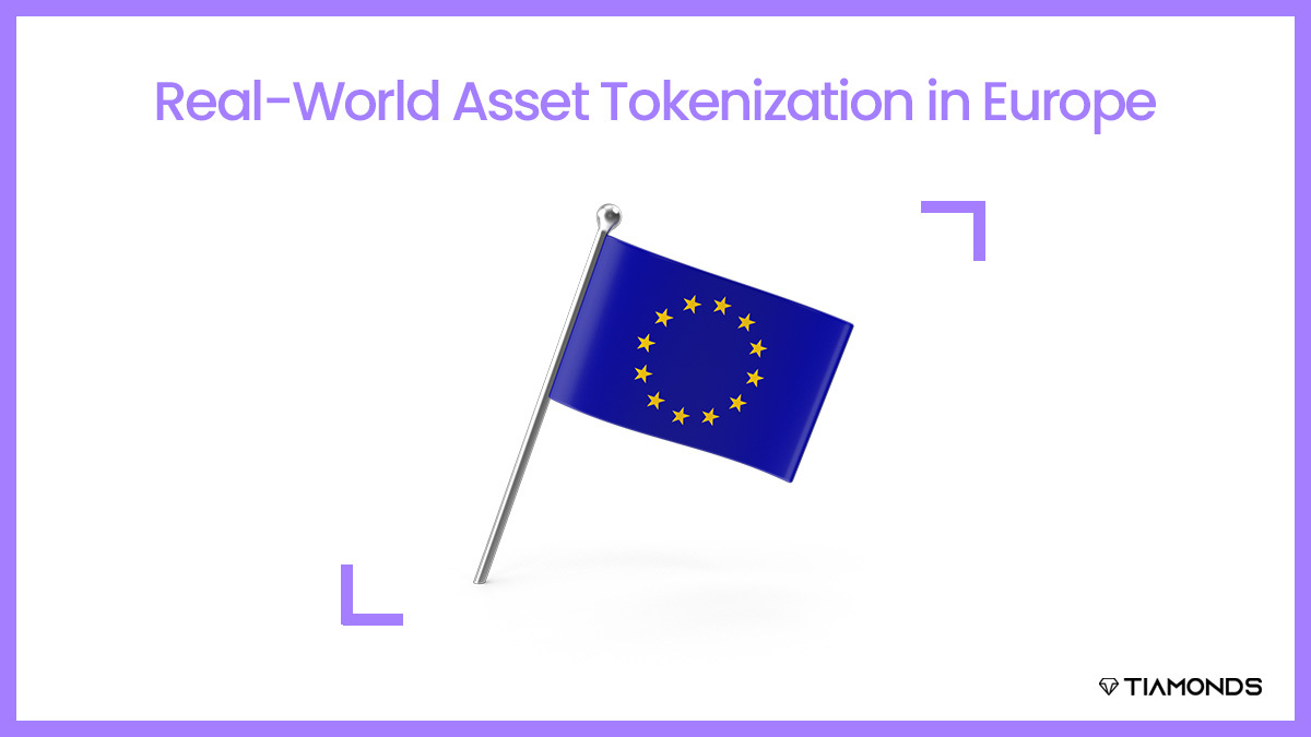 🪩Europe's digital asset market is taking off! 25% of the global market share is growing, thanks to clear regulations like MiCA.🚀 Read more 👉 blog.tiamonds.com/the-rise-of-re… #tokenization #RealWorldAssets #RWAs #Europee