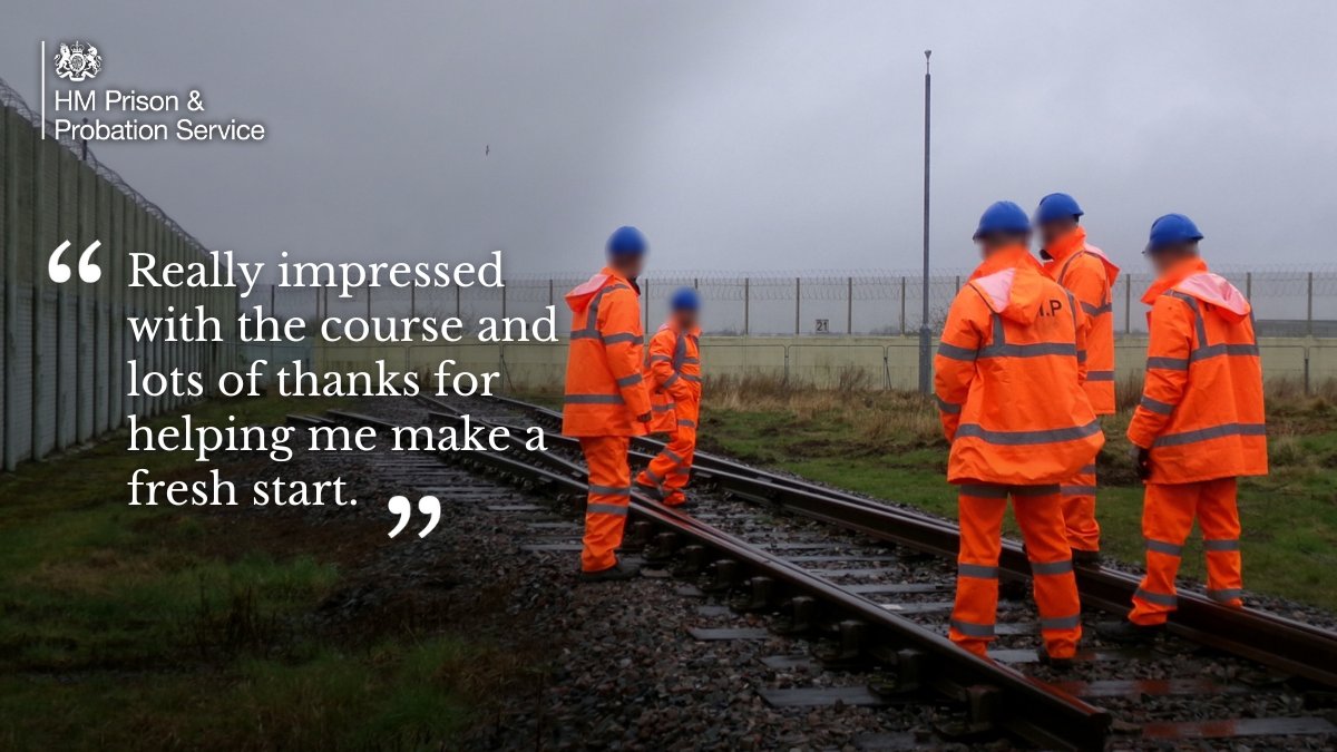 Congratulations to our first cohort of men who were successful on our Future Skills programme👏 Our men took part in a @cityandguilds employer sponsored course in rail track where they gained valuable employable skills and knowledge which has led to securing a job offer.