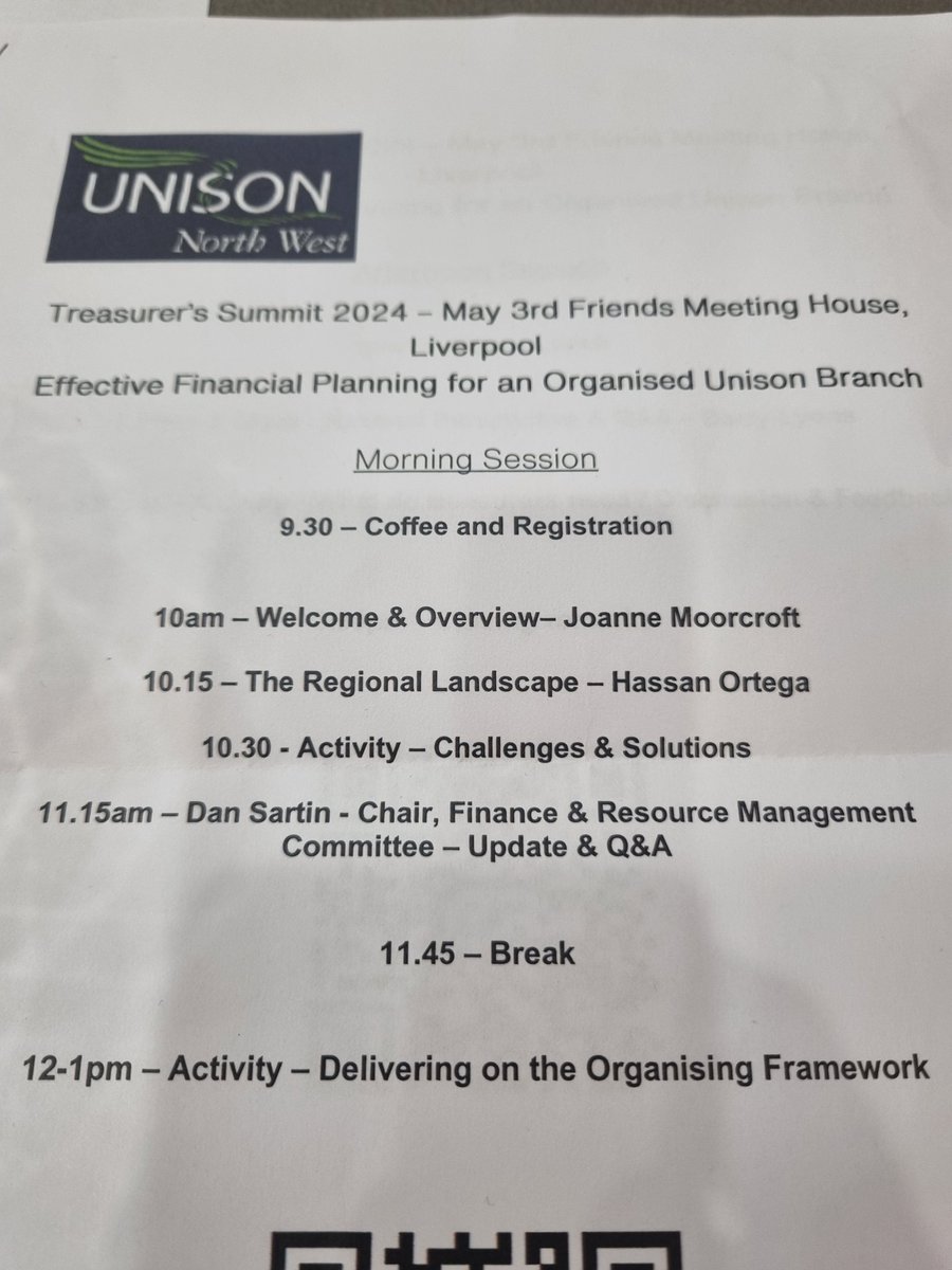 Treasures summit today in liverpool