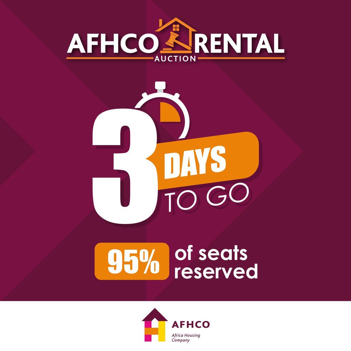 Hurry! Limited space is available! Reserve your seat now: bit.ly/49TGaNN #Rental #AFHCORentalAuction #innercityrentals #cityliving #MoveUp #StaywithAFHCO #apartmentstolet #MoveUpwithAFHCO #AFHCO #propertymanagement #rent #apartments #johannesburg #gauteng #property
