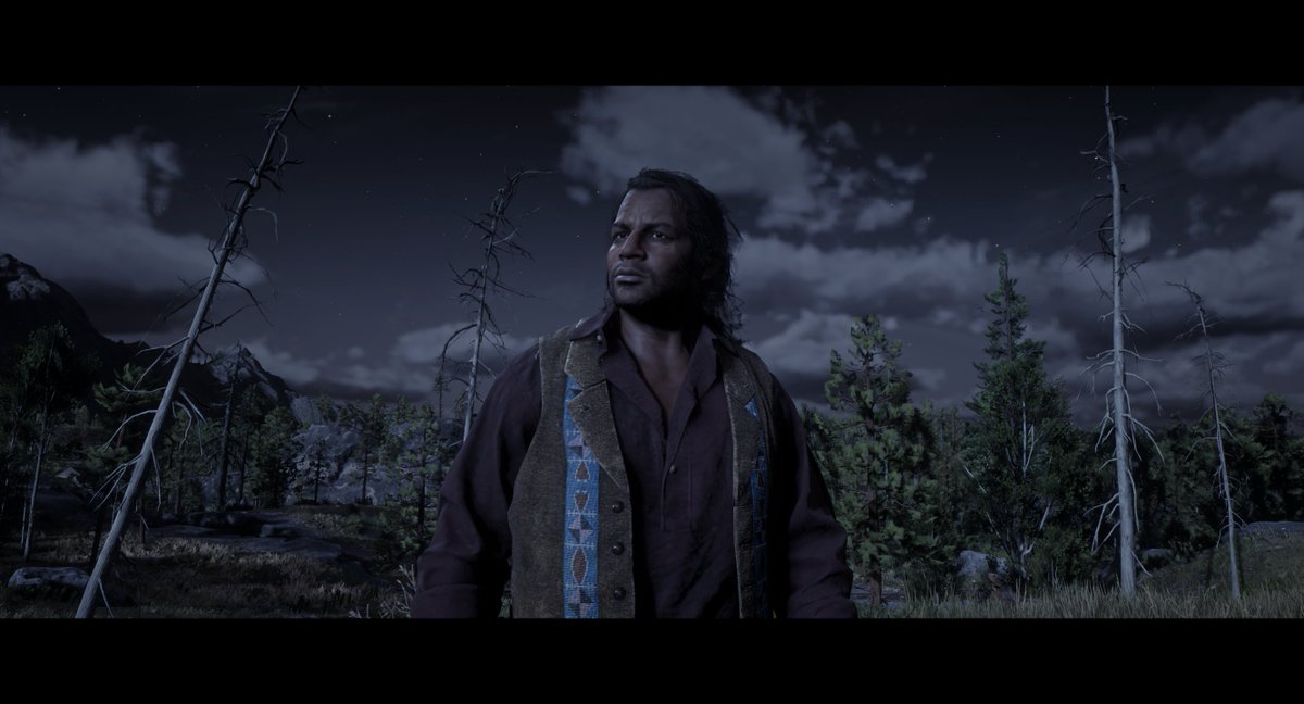 your_rdo_gf's tweet photo. Here's some pics of Charles looking like a fuckin superhero. Friend that was playing him apparently got bored while I was taking these pics and yoinked me for a dance, it was too cute ♥

#charlessmith #rdr2 #reddeadredemption2 #rdr2charles #charlesrdr2 https://t.co/jnoqG3MlU5