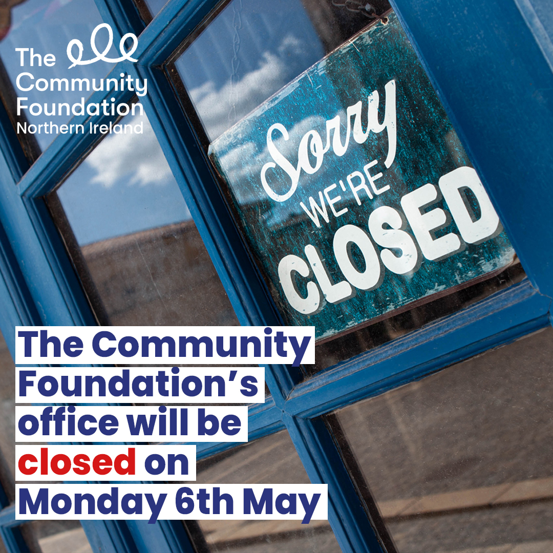 @CFNIreland will be closed on Monday 6th May for the long Bank Holiday Weekend. Keep up to date with our grants and more on our website: bit.ly/m/CFNI-Whats-h…