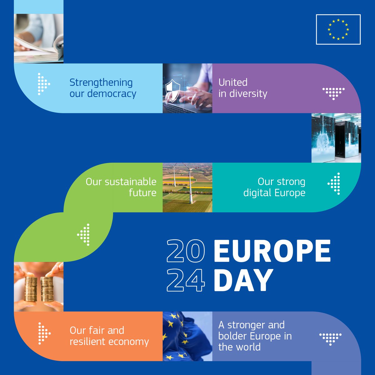 Any plans for this Saturday 4 May?🥳 Join us to celebrate #EuropeDay at the 'Our Sustainable Future' village located in the @EU_Commission, Brussels🇧🇪 We'll showcase our #LIFEProjects working towards a sustainable future🌍 💚Free entrance 👉europa.eu/!Fym9DC #EUOpenDay