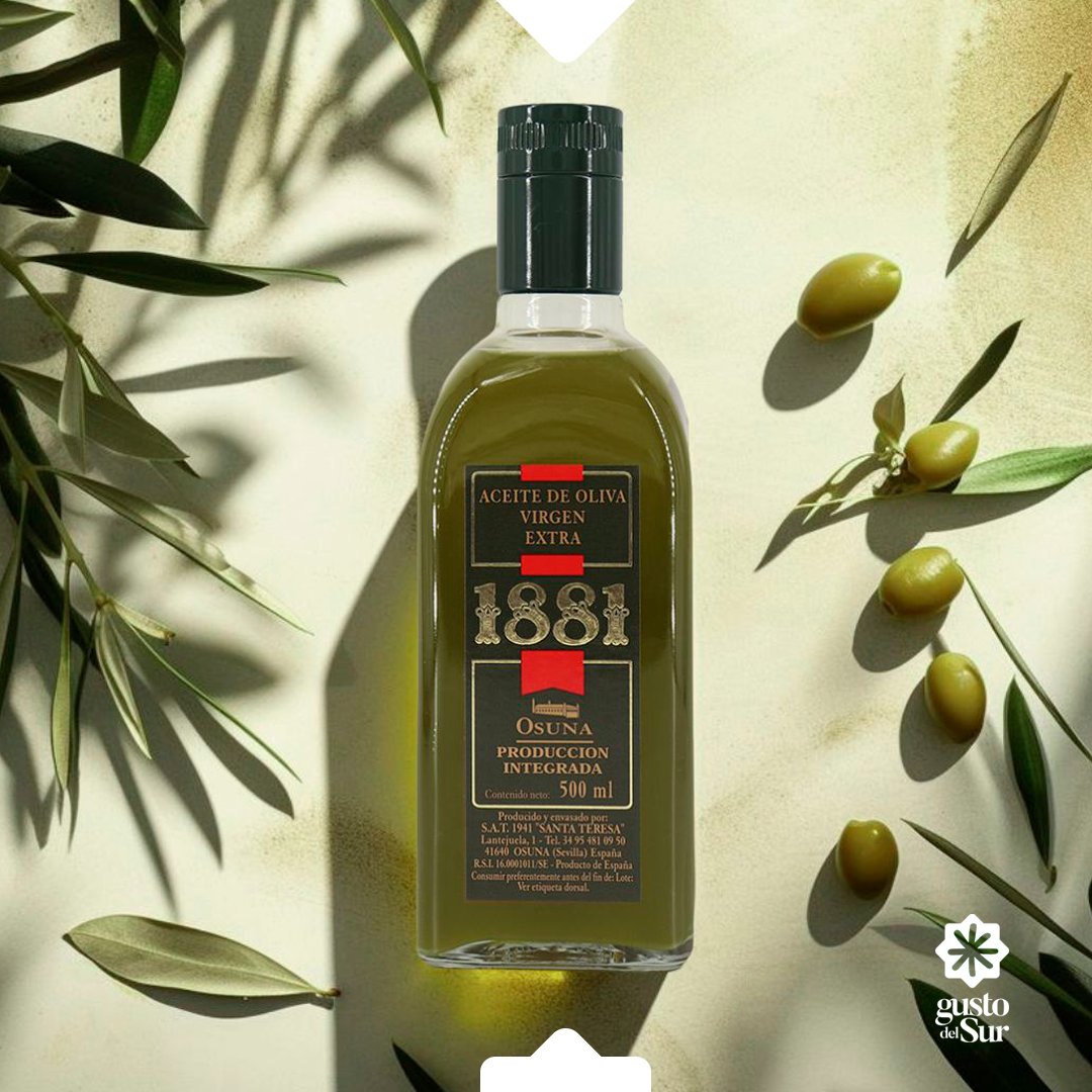 Bienvenida SAT Santa Teresa a la familia ✳️Gusto del Sur Tus aceites de oliva virgen extra @Aceite1881 ya forman parte de la marca de calidad de @AgriculturAnd #GustodelSur #JuntadeAndalucia #EsCalidadEsAndalucia #EmpresaPionera #YoSoyGustodelSur #AOVE