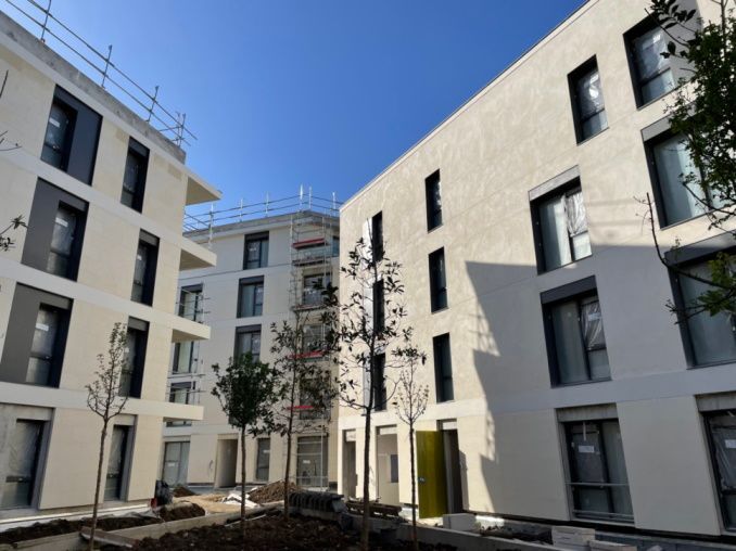 A @villesaintmaur, Les Maçons Parisiens construisent 75 logements en Entreprise Générale : buff.ly/3Qcf0b7 Maître d’ouvrage : @3F_Officiel, conçu par l’atelier d’architecture Odile & Guzy Architectes.