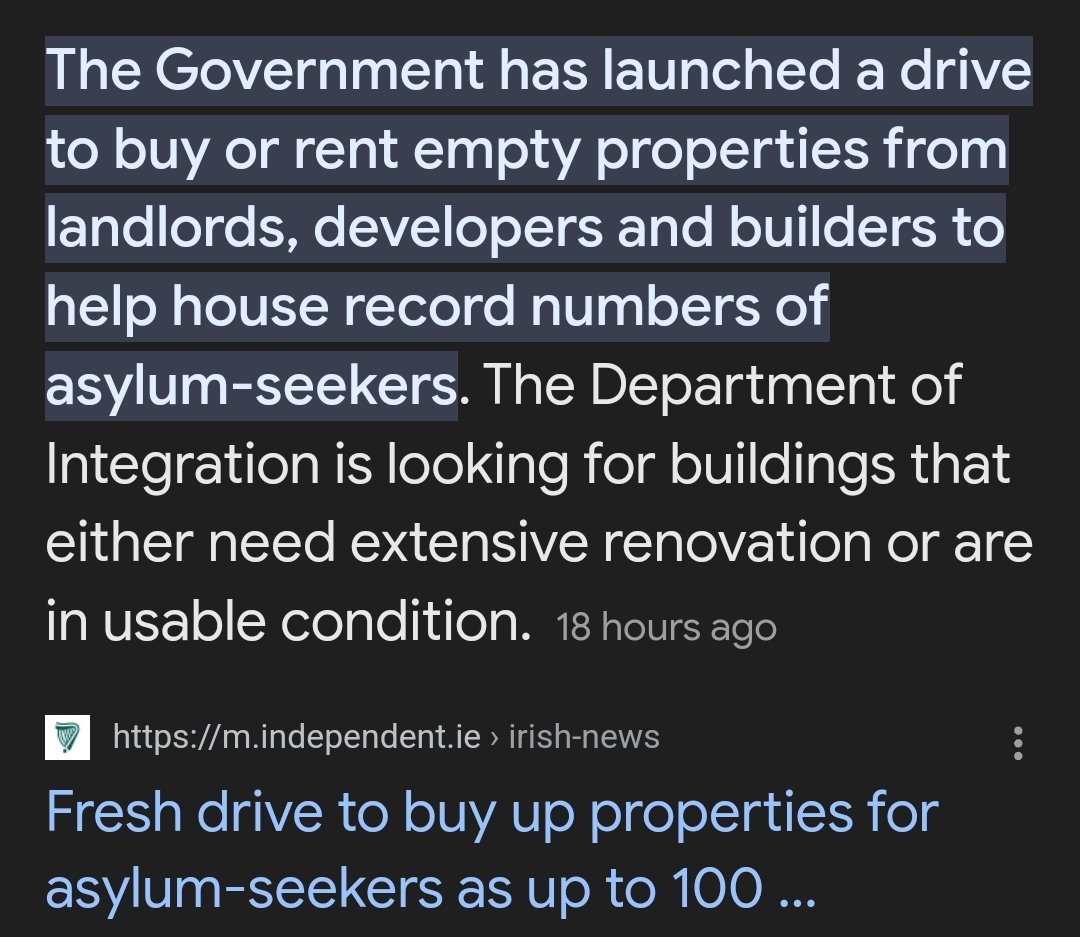 @deemull84 @Independent_ie Illegals... undocumented migrants. 90% of which account for our 'regugees'

But don't worry. While u focus on skin colour, our government is using up ur money to buy them houses that your kids will have no access to in the future.

That's what literally everybody is calling out.