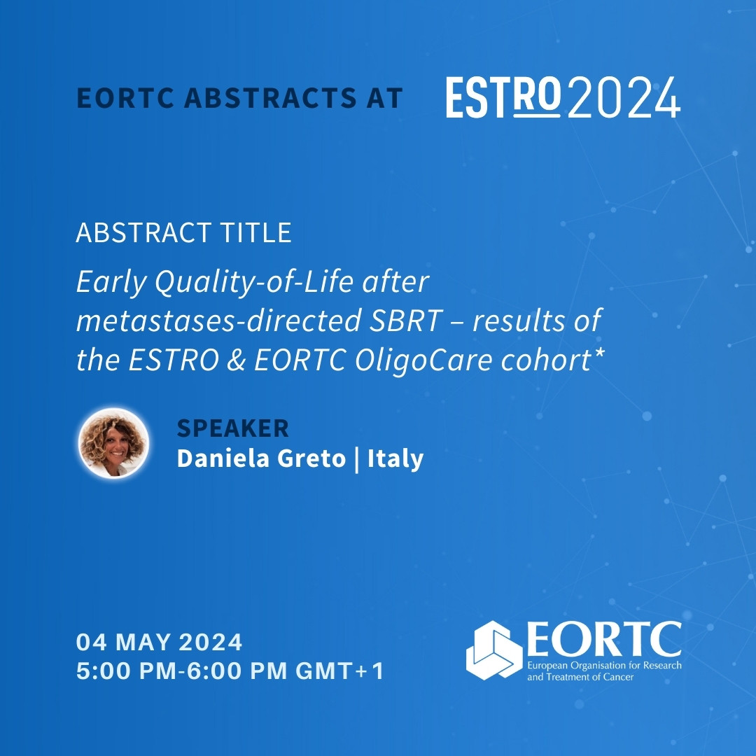 #ESTRO24 starts today! Join us on Saturday 4 May in Glasgow for EORTC's oral presentations with Daniel Portik, Daniela Greto, and Khaled Elsayad. 👉 eortc.org/blog/2024/04/2… @ESTRO_RT #E2RADIatE #CancerResearch #ClinicalTrials