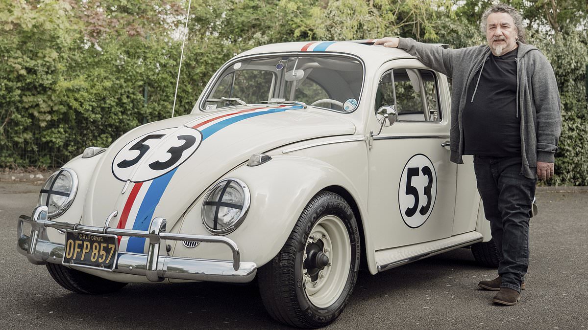 Herbie rides again! Superfan recovering from heart attack treats himself by buying the original VW Love Bug car that became a global movie star trib.al/u7vot7a