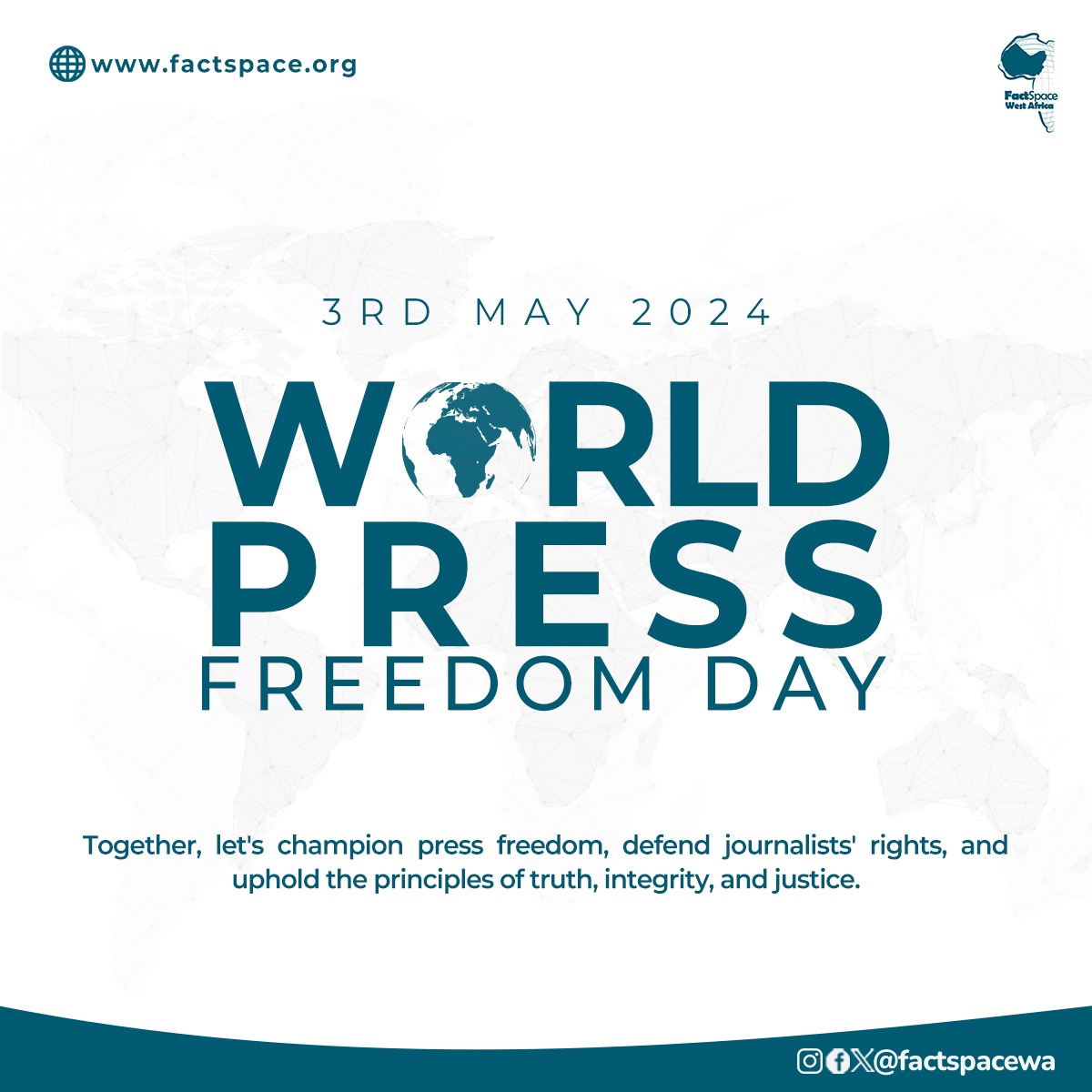 The democratic backsliding in West Africa has led to wide-ranging arrests, threats and harassment of journalists. On World Press Freedom Day, we say kudos to the brave journalists who despite increasing violence remain unfazed in their duty to the public! #WorldPressFreedomDay