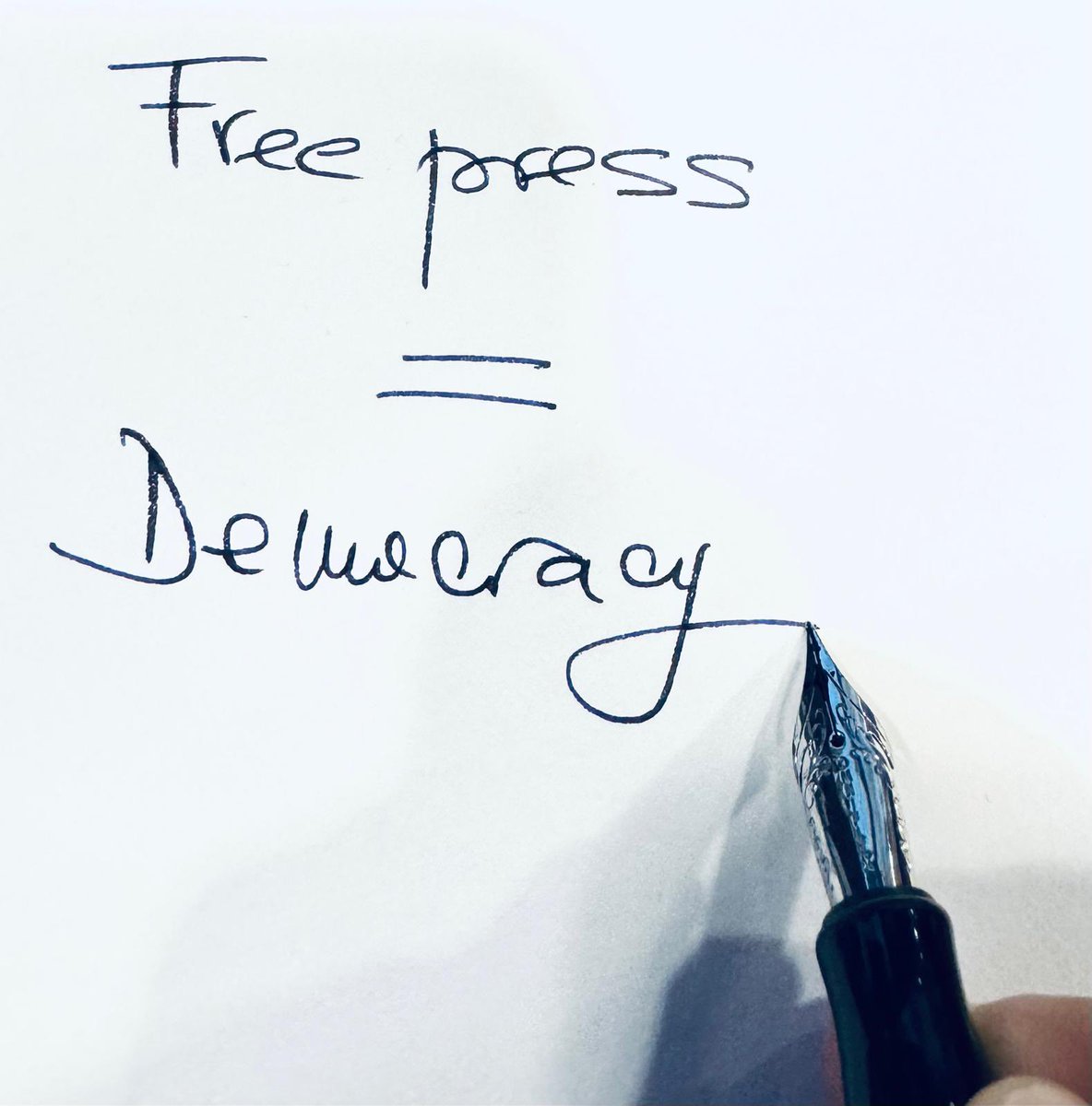 Free press is the shield of our freedom & democracy. In a world where war & tyranny cloud our horizons again, the work of brave journalists risking it all to uncover the truth is more important than ever. #WorldPressFreedomDay