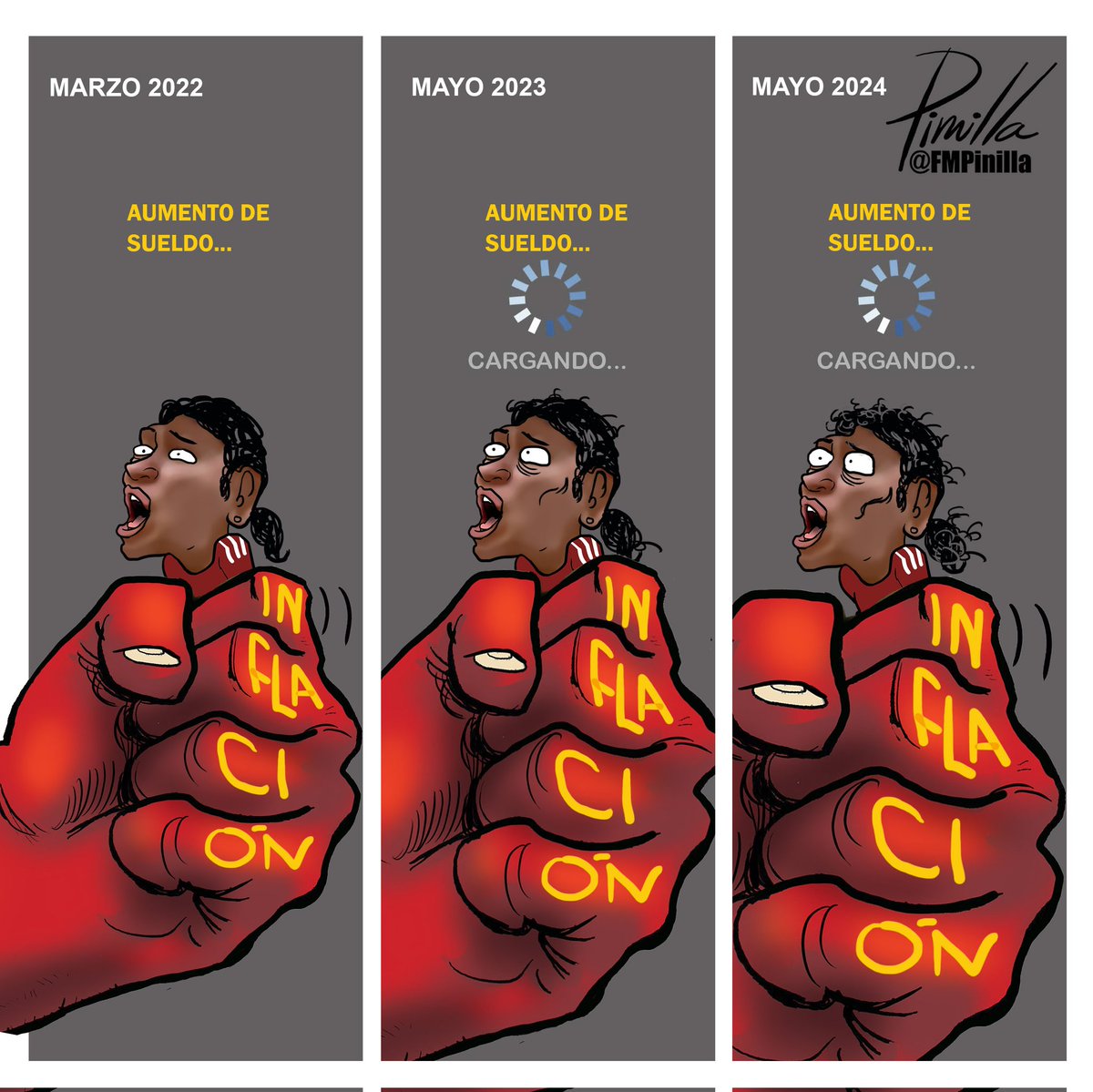 Esperando aumento de sueldo...
•
#BonoNoEsSalario 
•
#caricatura para @elnacionalweb 
•
#caricatura #cartoon #Venezuela #venezolanos #politicalcartoon