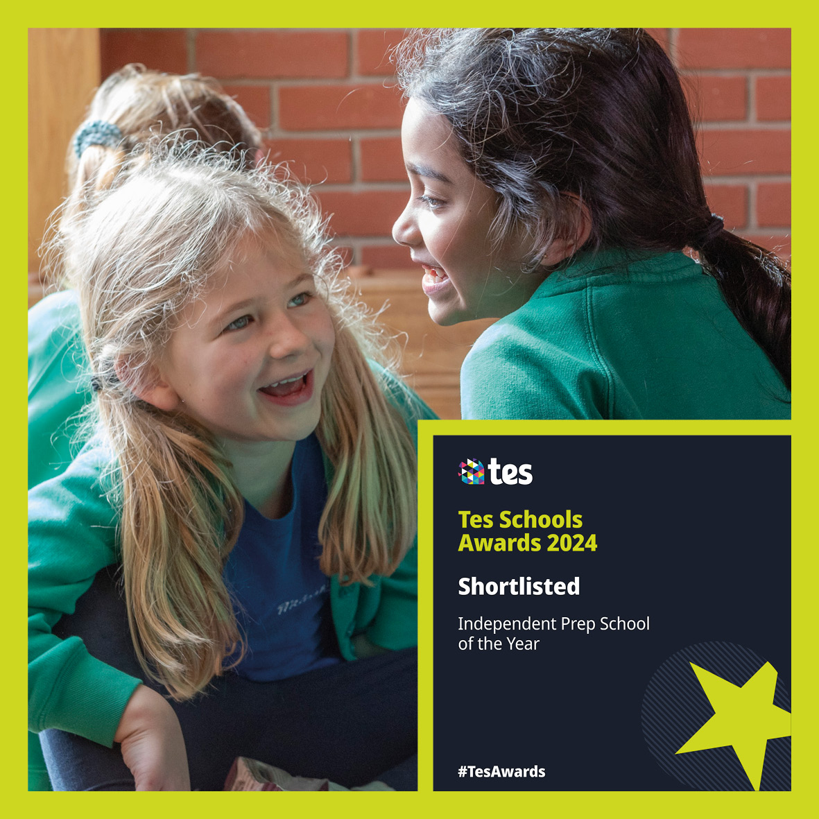 Many thanks to @TES for shortlisting us for Independent Prep School of the Year! Putting play at the heart of life and learning here <a href="/Juniors_WHS/">WHS Junior School</a> 

#TESawards #WhereGirlsLearnWithoutLimits