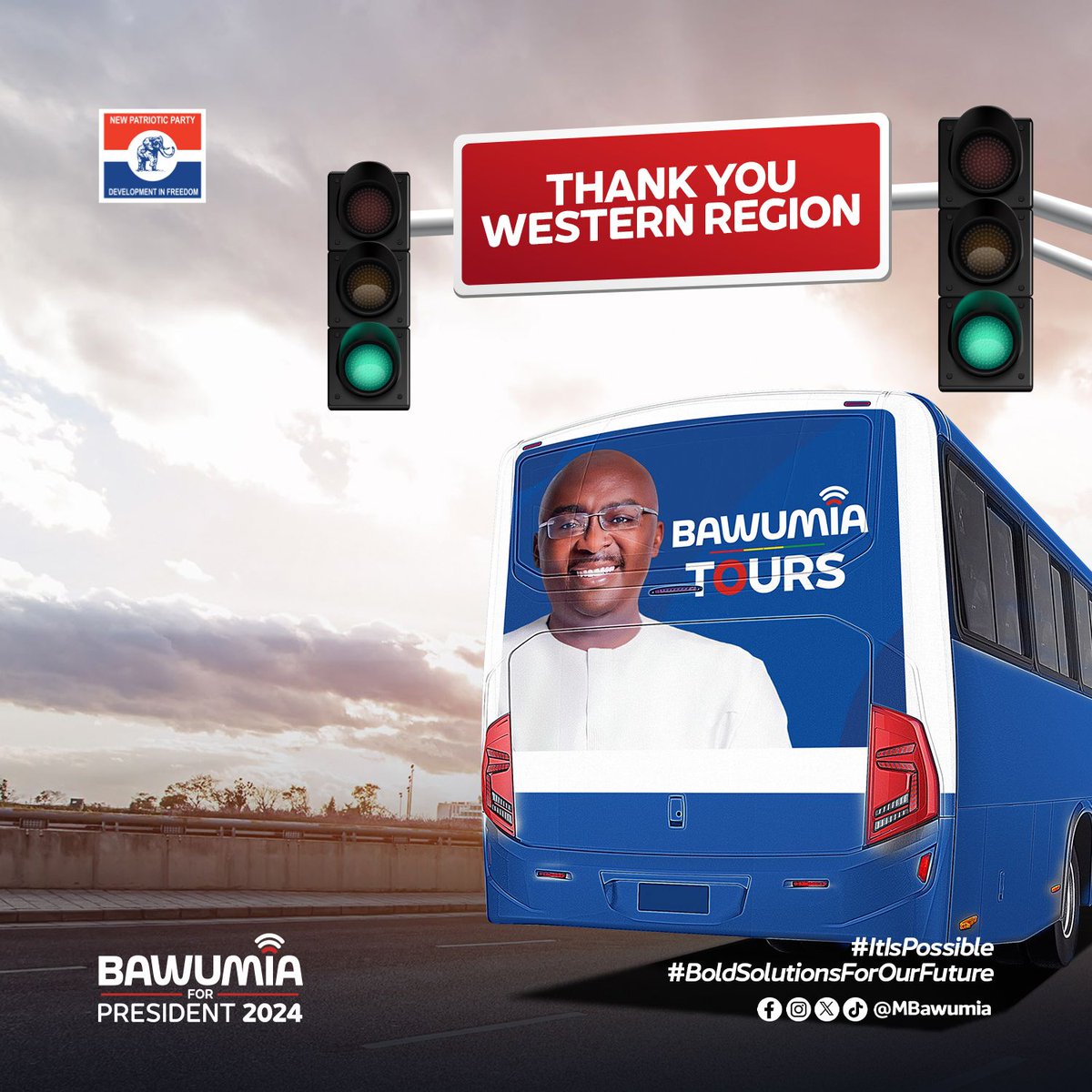 Thank you Western Region, It is Possible with you
#ItIsPossible 
#Bawumia2024 
#BawumiaTours