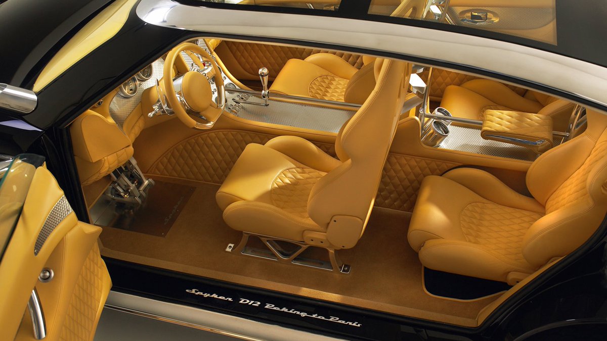 It seems every manufacturer has a sloped roof 'coupe-SUV' these days, but Spyker was almost ahead of the game Revealed in 2006, the D12 Peking-to-Paris used a 500bhp W12 and over 100 orders were said to be taken. None were built, though. Read more: carthrottle.com/features/spyke…