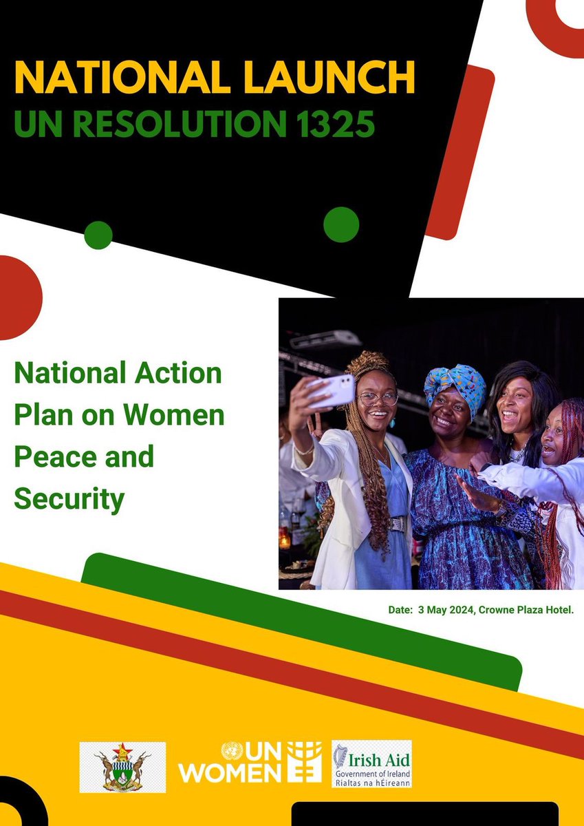 🇮🇪🤝🇿🇼 Today, we stand in solidarity with the women of Zimbabwe at the launch of the National Action Plan on Women, Peace, and Security. #GenderEquality #WomenPeaceSecurity @unwomenzw