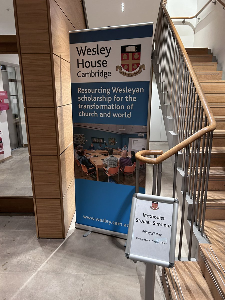 Delighted to be @wesleyhousecam today for the Methodist Studies Seminar, kicking off with excellent papers from Martin Wellings and @oxford_brookes honorary research fellow Peter Howson