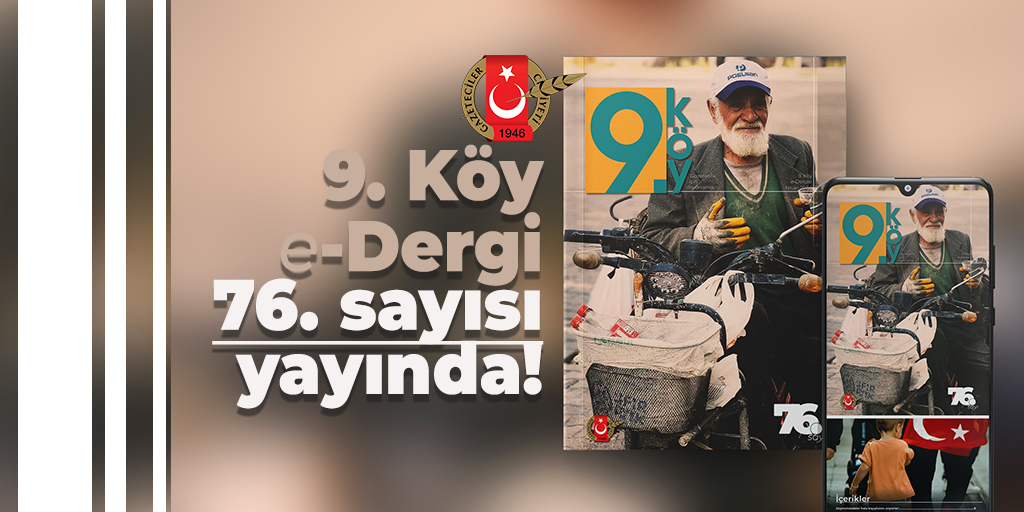 🔴 9.Köy e-Dergi 76. sayısı yayında! Türkiye’nin dört bir yanından gazetecilerin Nisan ayında hazırladığı haberlerin bulunduğu dergimizi 9koy.org adresinden ücretsiz olarak okuyabilirsiniz: 9koy.org/9-koy-e-dergi-… @omerkarakus1983 @belgizarabiri @srhtytt