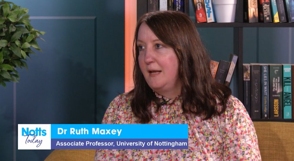 Dr Ruth Maxey @CLASUON @AmCanNotts joins @Notts_TV to discuss Nottingham welcoming two acclaimed international authors for UNESCO City of Literature lectures @NottmCityOfLit. Watch from 39:00 ▶️ow.ly/4wEy50RvE9u