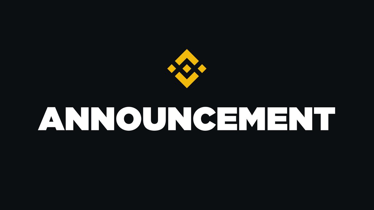 Time for this week’s #Binance announcements. Thread on all the latest 🧵