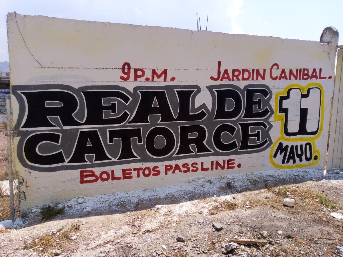 Arrancamos mayo en #Pachuca Jardín Caníbal. Boletos: passline.com/eventos/real-d…