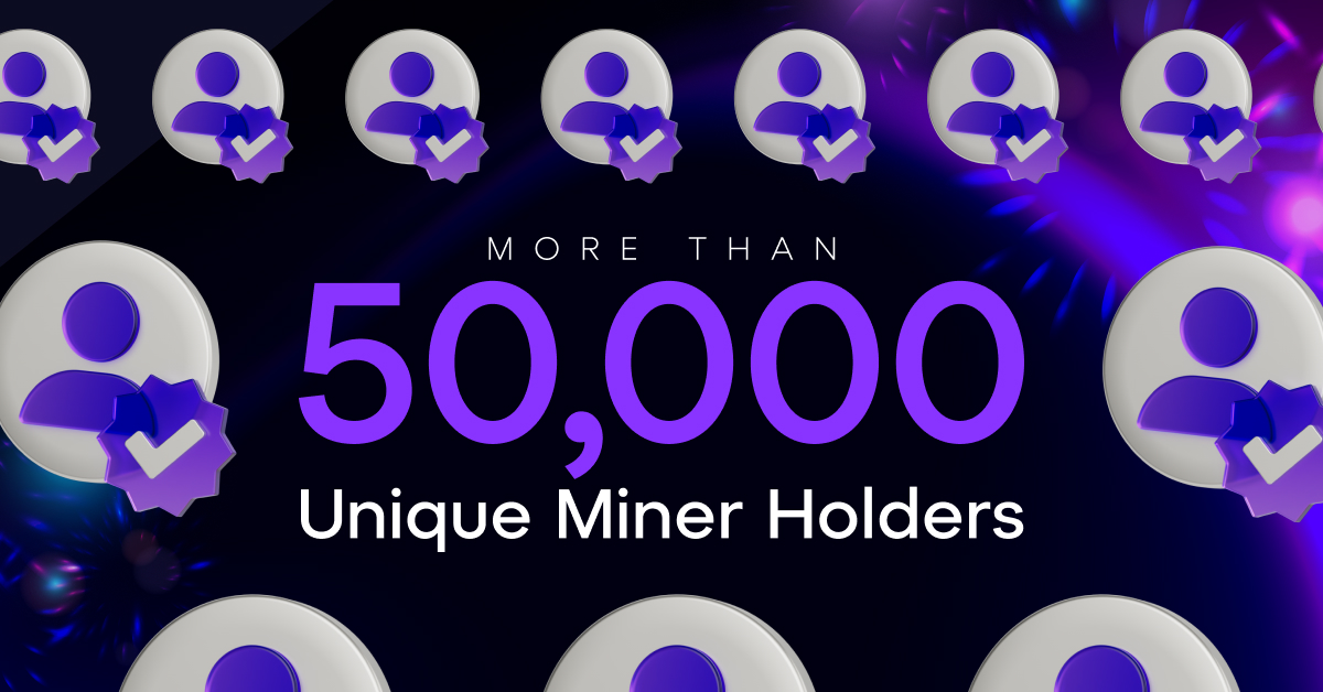🎉 Congratulations to the GoMining NFT Community! 🎉 We're glad to announce that we've reached a significant milestone: 50,000 NFT holders! 🚀 This achievement is a testament to the strength and support of our incredible community. Each holder plays a vital role in the growth…