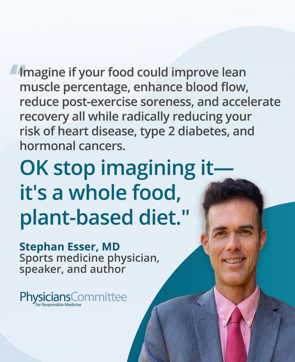 • @physicianscommittee A plant-based diet full of fruits, vegetables, whole grains, and legumes is a powerful way to achieve good health.

These foods are low in saturated fat, free of cholesterol, and packed with vitamins, minerals, phytochemicals, and fiber. People who eat a