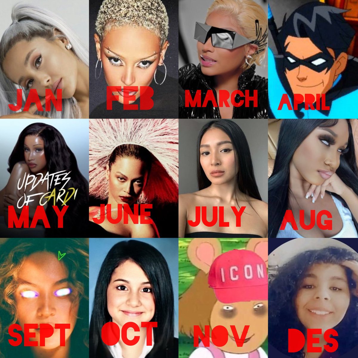 The person assigned to your birth month has to remain unproblematic for a week…. Did you make it?
