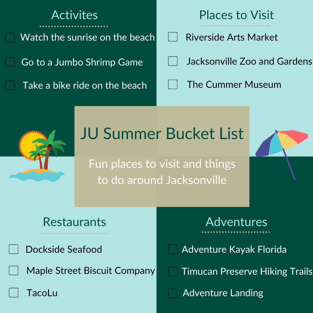 What's your summer Bucket List?