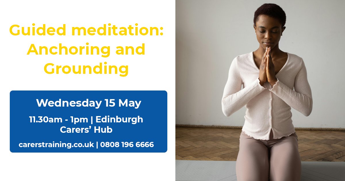 Carers are invited to join our guided meditation session on Wed 15 May from 11:30am and be guided into a safe and serene setting by Carol, a wellness therapist. Spaces are limited: ow.ly/KqoY50RlfXQ