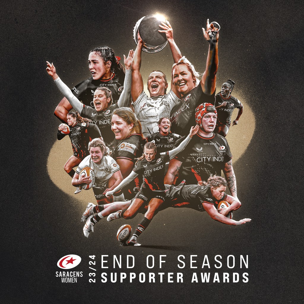 🏆 𝗪𝗼𝗺𝗲𝗻'𝘀 𝗘𝗻𝗱 𝗼𝗳 𝗦𝗲𝗮𝘀𝗼𝗻 𝗔𝘄𝗮𝗿𝗱𝘀 🏆 🥇 Player of the Season 🏉 Try of the Season 🗳️ It's time to get your votes in! 🖱️: bit.ly/3JLbow3 #YourSaracens💫