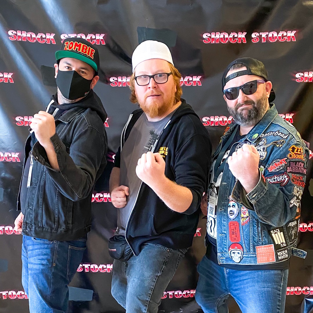 blackfawndistro's tweet photo. Shock Stock! This Weekend! Fanny Packs &amp; Fist Bumps! London! LFG!
.
Oh yeah, happy belated birthday to that legend in the middle!
.
.
.
#shockstock #london #blackfawndistro #conlife #underground #movies #fannypack https://t.co/wetvKFwKwQ