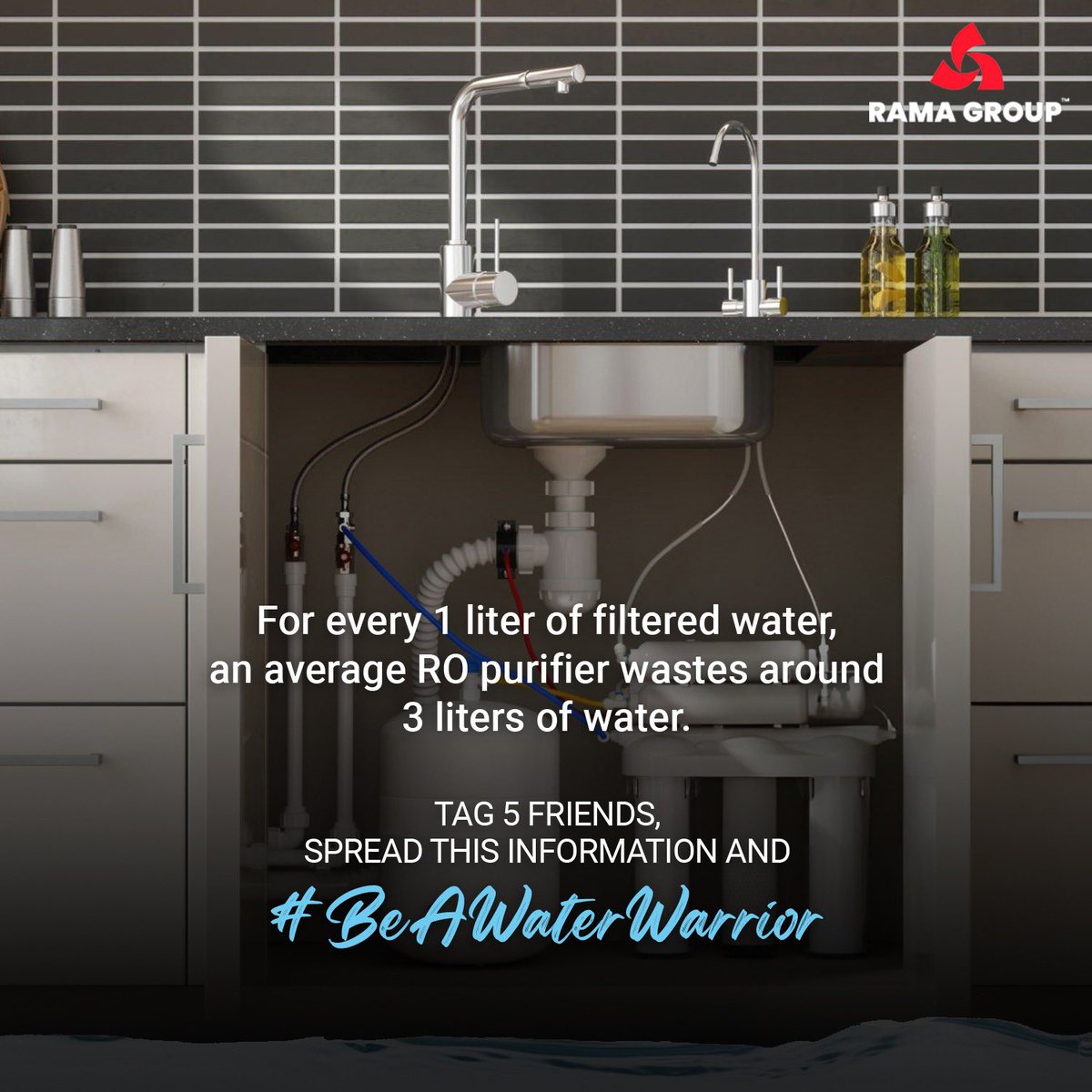 #BeAWaterWarrior If you stick with an RO system, explore ways to reuse the rejected water. It's not suitable for drinking due to high TDS (Total Dissolved Solids) but can be used for: Watering plants Flushing toilets Washing cars Source Link: pureitwater.com/blog/post/worr… #RamaGroup