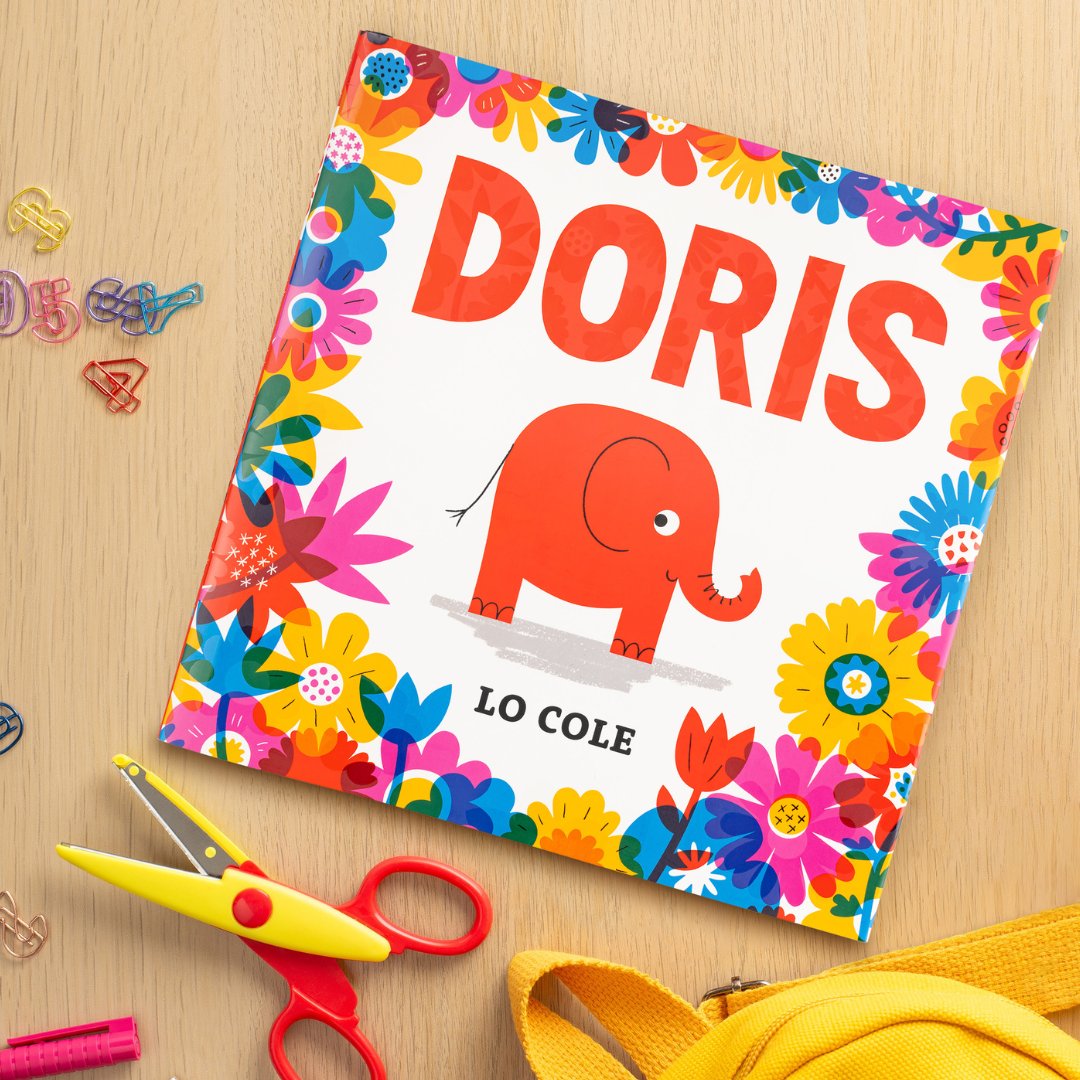 Doris does NOT like to stand out. But as a red elephant, no matter where she hides, she is easily spotted. Can she find a way to build her confidence and embrace her colorful self? Available now! ow.ly/Kuml50RqLjv