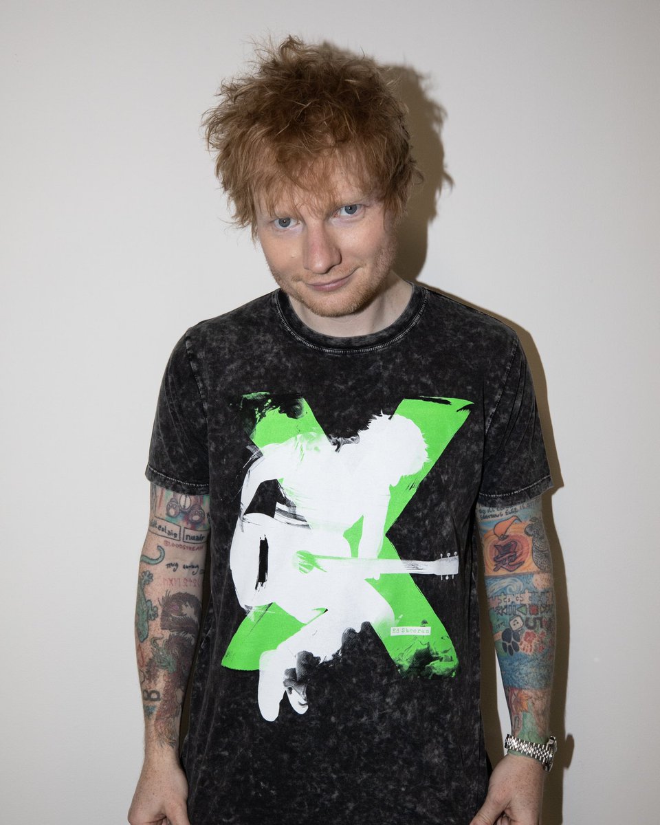 edsheeran's tweet photo. Outfit inspo for the Multiply Anniversary Gig! What new merch do you have your eye on? 👀❎ pre-order here: https://t.co/z2lI1gIBue https://t.co/dQ3L3T6WBE