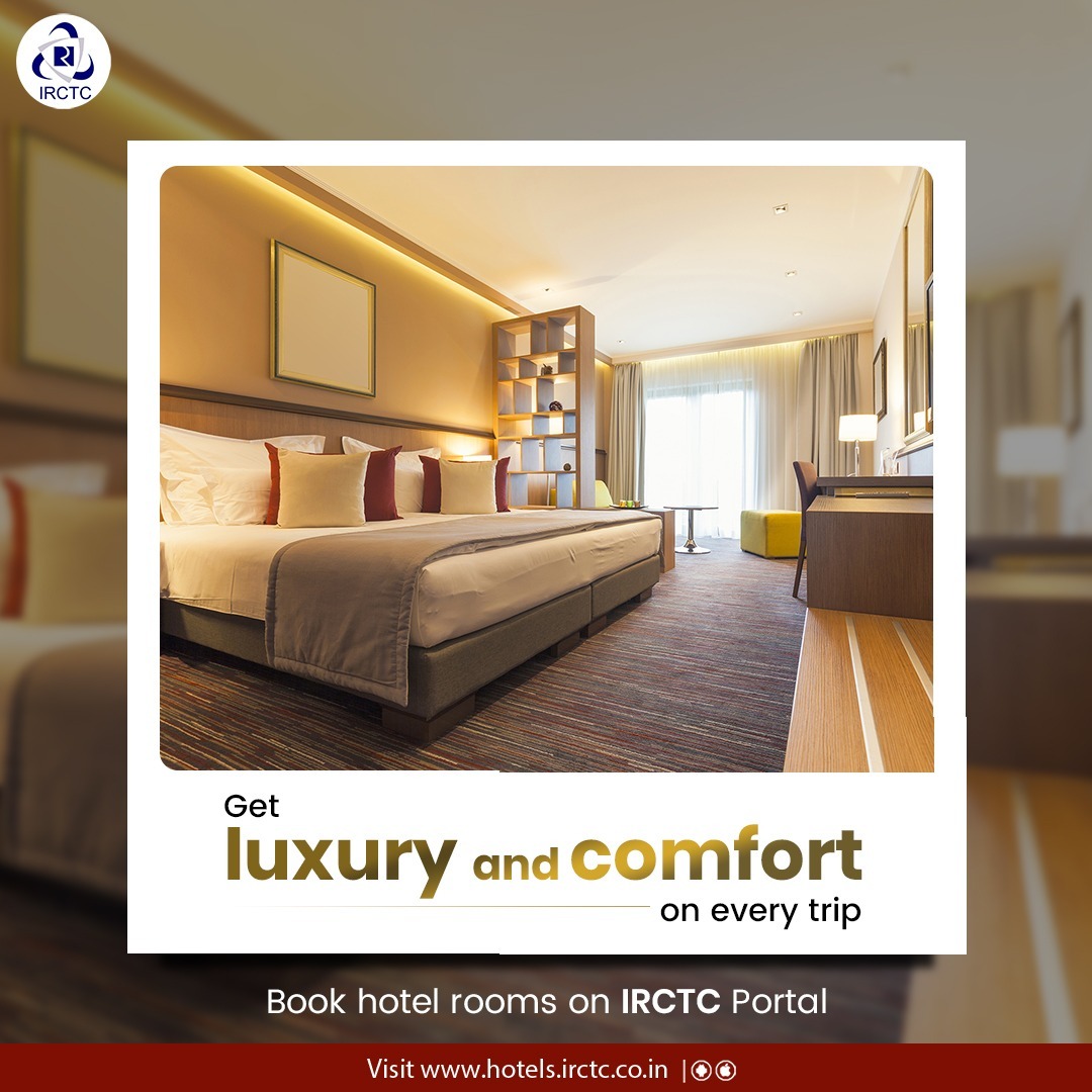 Make every trip you go on luxurious and comfortable by booking the finest hotel rooms on the IRCTC portal.

Visit hotels.irctc.co.in for more information.

#DekhoApnaDesh #hotel #Booking #vacations #HOLIDAY #exploreindia