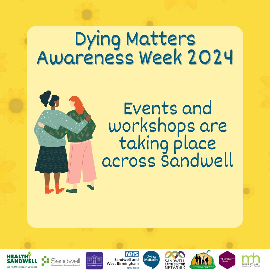 Taking place from 6-12 May 2024, Dying Matters Awareness Week is an opportunity to encourage all communities to get talking about death, dying and grief in whatever way, shape or form works for them. healthysandwell.co.uk/dying-matters-…