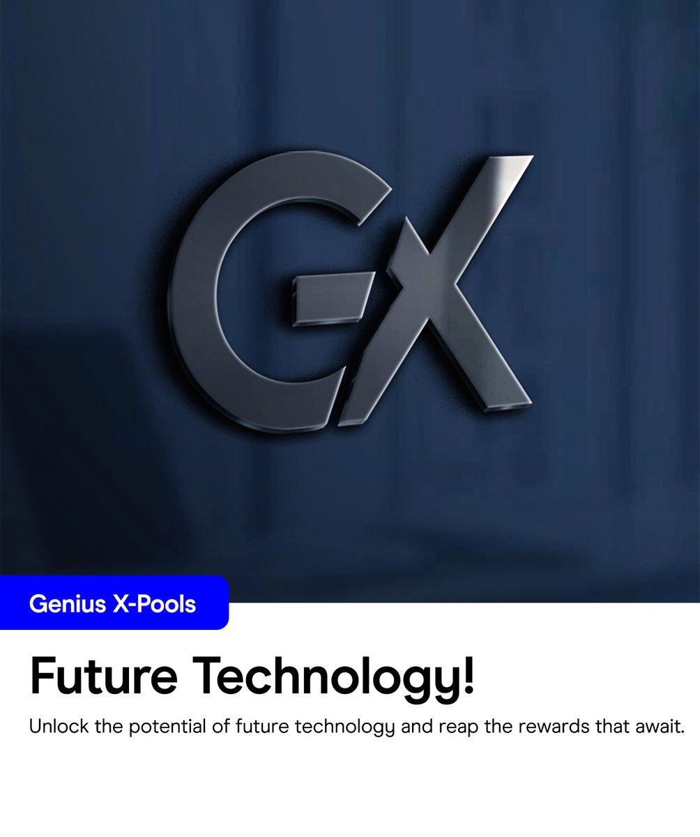 GeniusAssets's tweet image. Venture into the world of Genius X-Pools with #GeniusAssets, a sophisticated investment avenue. Unlock the potential of future technology and reap the rewards that await. 
#TeamOwnership #SustainableInvesting