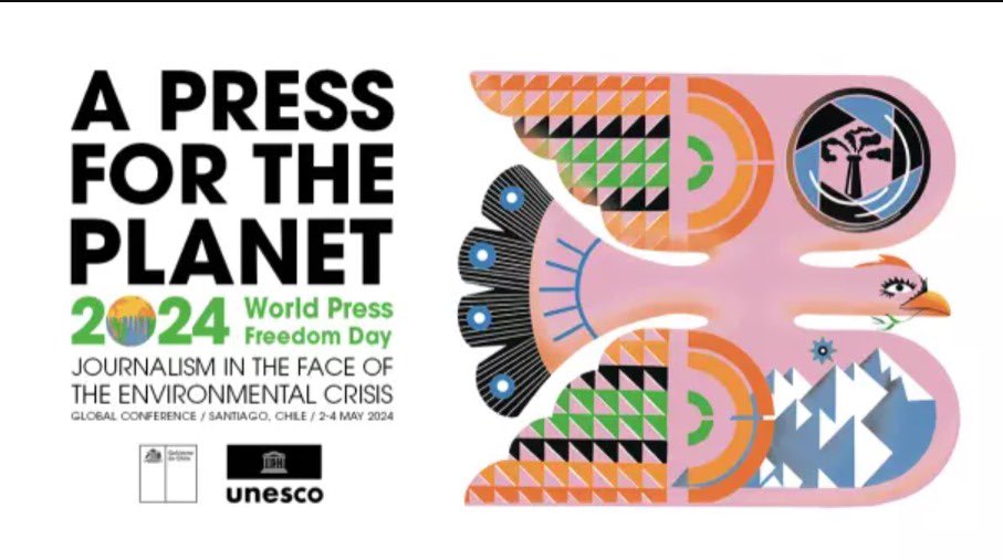 On this #WorldPressFreedomDay2024, I celebrate Nigerian journalists. Their work in reporting on environmental & climate issues is vital for peace & democracy in #Nigeria & globally. @UN_Nigeria supports free press and freedom of expression. #SDG16 #Journalism #ClimateActionNow