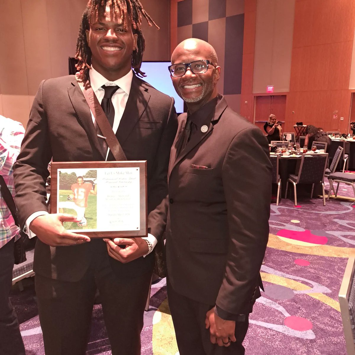 I had the pleasure of seeing Dominic Steward & his mother at the 2024 LUMM Scholarship Gala. He was one of our scholarship recipients last night. Dominic will be graduating from Westlake High School in South Fulton this month and will be attending Tulane University in the fall!