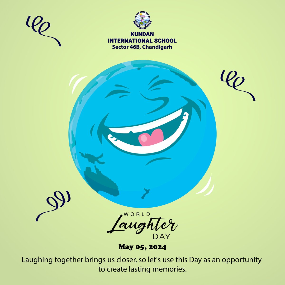 Every laugh has a story to tell, and every story has the power to inspire. On World Laughter Day, let's listen to the laughter around us and appreciate the stories behind them✨😃

#WorldLaughterDay #SpreadHappiness #KundanInternationalSchool #SchoolInChandigarh #SchoolSpirit