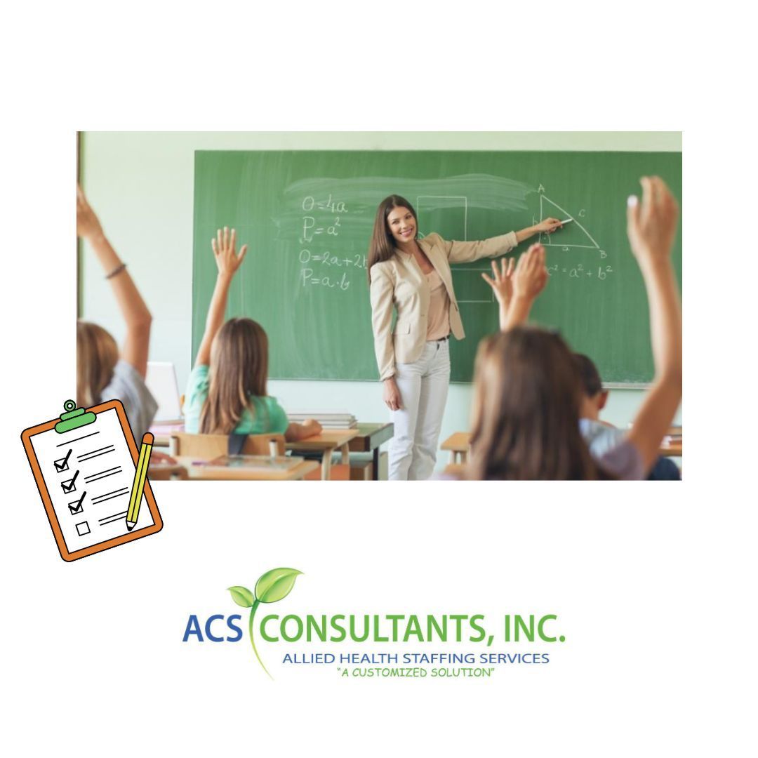ACS is seeking education workers. We have multiple opportunities available! Check us out at buff.ly/422b8AT or give us a call at 855-344-5513. 📝 #Education #Teacher #Sub #TSS #SPED #JobListing